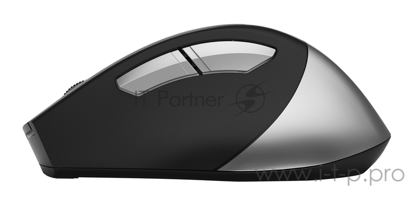 Мышь A4 Fstyler FG35 серый/черный оптическая (2000dpi) беспроводная USB (6but)