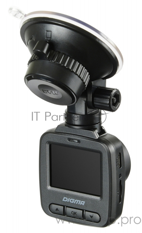 Видеорегистратор Digma FreeDrive 112 черный 1.3Mpix 1080x1920 1080p 150гр. GP1247