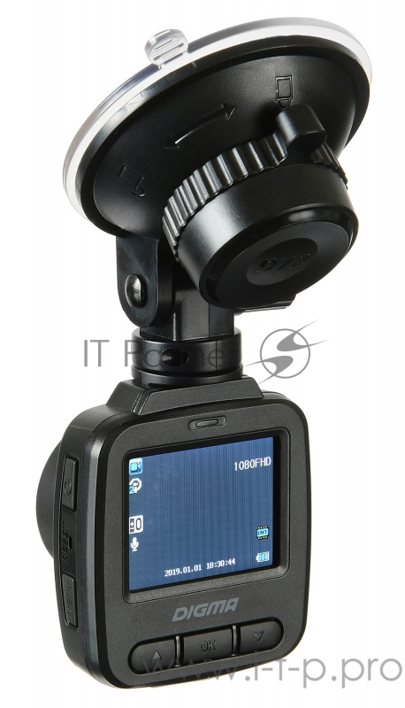 Видеорегистратор Digma FreeDrive 112 черный 1.3Mpix 1080x1920 1080p 150гр. GP1247