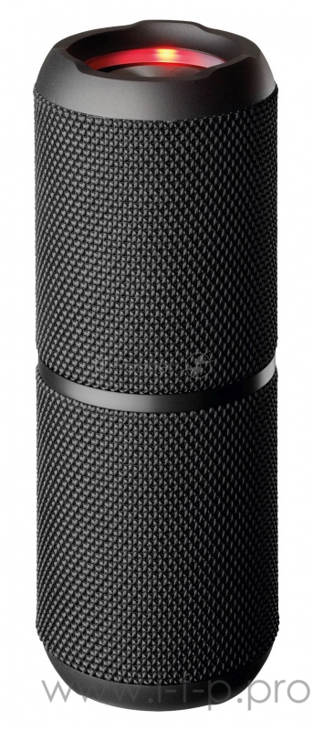 Колонка порт. Hyundai H-PAC320 черный 20W 1.0 BT/3.5Jack/USB 10м 4400mAh