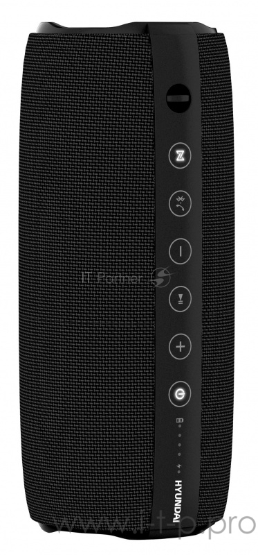 Колонка порт. Hyundai H-PAC340 черный 20W 1.0 BT/3.5Jack/USB 10м 5000mAh
