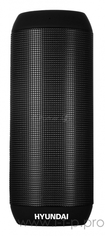 Колонка порт. Hyundai H-PAC360 черный 7W 1.0 BT/3.5Jack/USB 10м 2200mAh