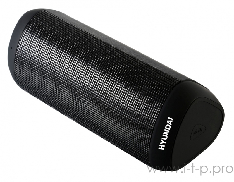 Колонка порт. Hyundai H-PAC360 черный 7W 1.0 BT/3.5Jack/USB 10м 2200mAh