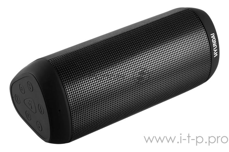 Колонка порт. Hyundai H-PAC360 черный 7W 1.0 BT/3.5Jack/USB 10м 2200mAh