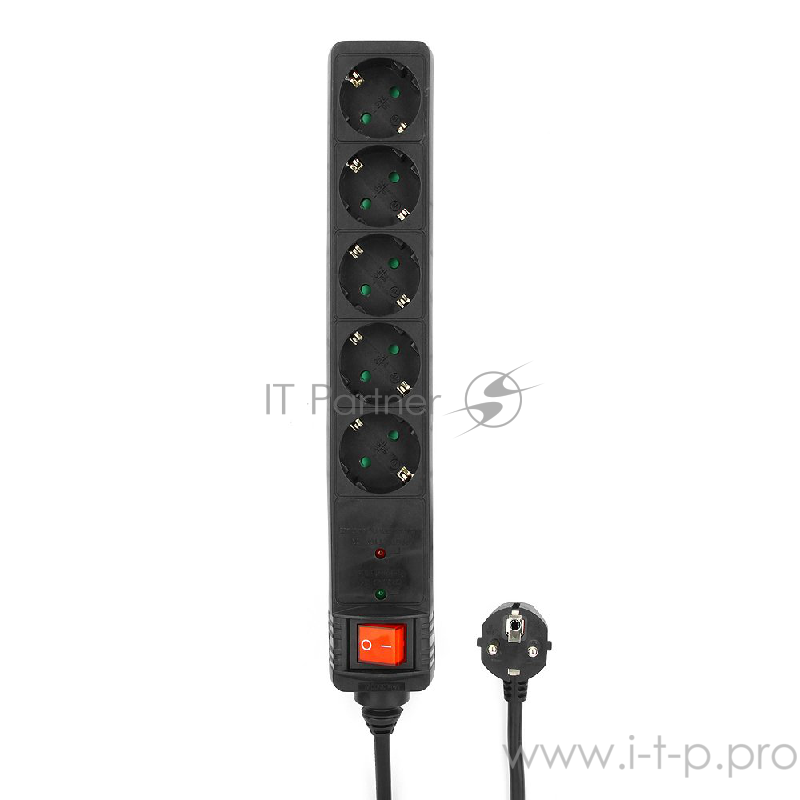 Сетевой фильтр Energenie Сетевой фильтр SPG5-C-10 3m. 16А. черный