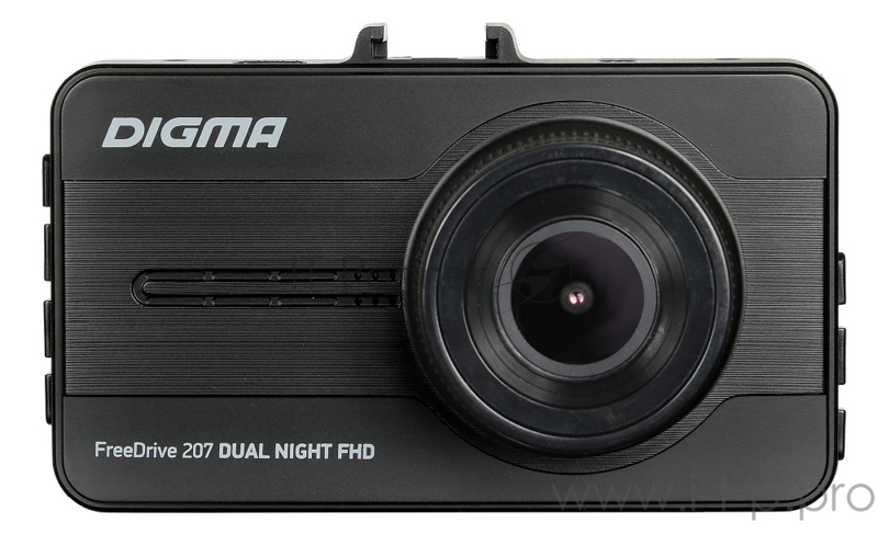 Видеорегистратор Digma FreeDrive 207 DUAL Night FHD черный 2Mpix 1080x1920 1080p 150гр. GP6248