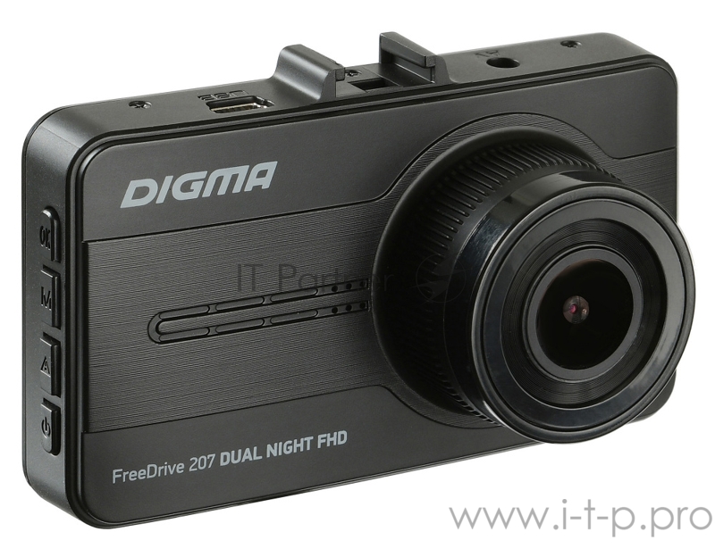 Видеорегистратор Digma FreeDrive 207 DUAL Night FHD черный 2Mpix 1080x1920 1080p 150гр. GP6248