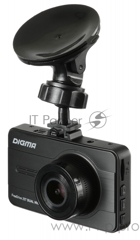 Видеорегистратор Digma FreeDrive 207 DUAL Night FHD черный 2Mpix 1080x1920 1080p 150гр. GP6248