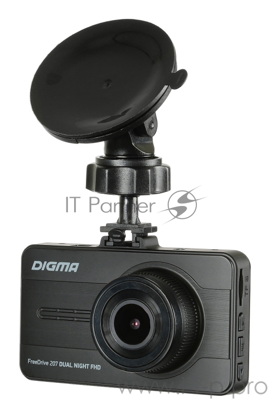 Видеорегистратор Digma FreeDrive 207 DUAL Night FHD черный 2Mpix 1080x1920 1080p 150гр. GP6248
