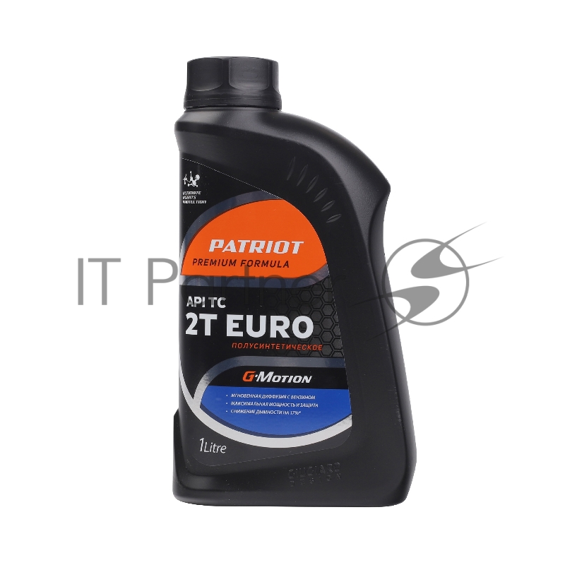 Масло полусинтетическое PATRIOT G-Motion 2Т EURO 1л