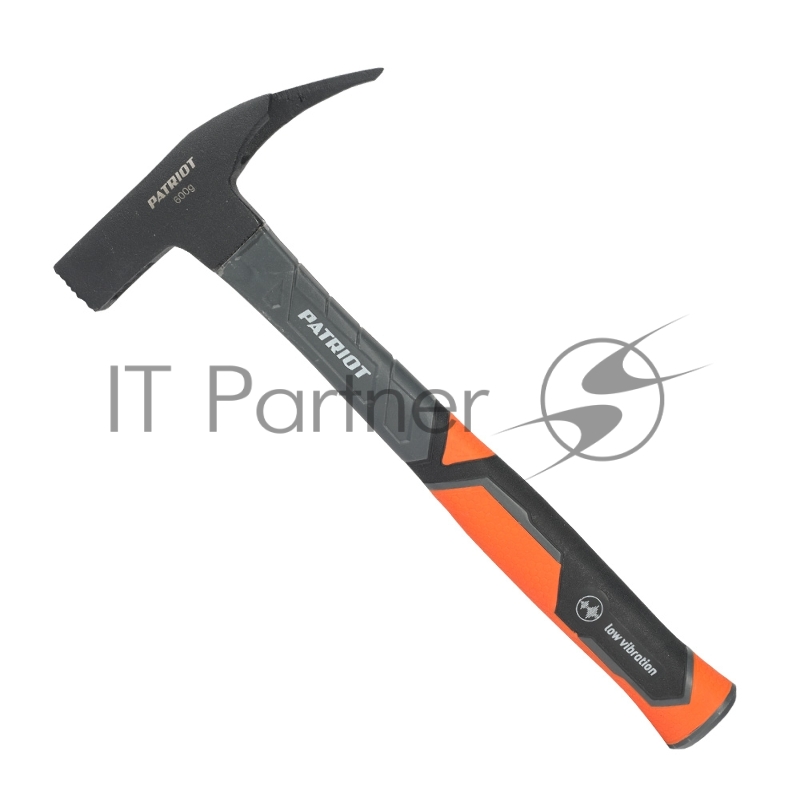 Молоток кровельщика PATRIOT RHF-600 с фиберглассовой рукояткой, 600г