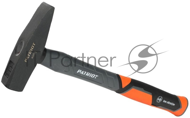 Молоток слесарный PATRIOT MHF-400 с фиберглассовой рукояткой, 400г