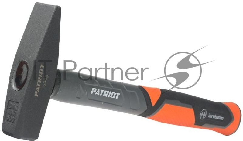 Молоток слесарный PATRIOT MHF-500 с фиберглассовой рукояткой, 500г