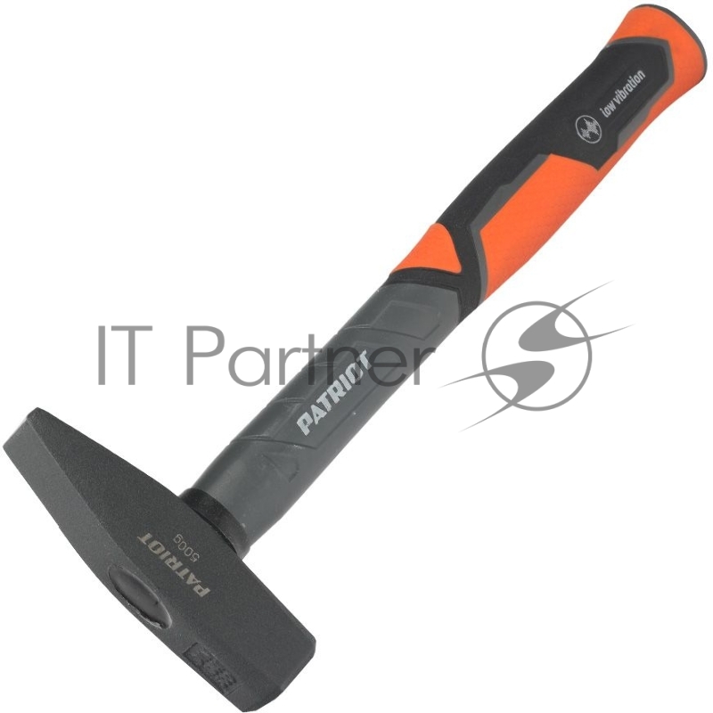 Молоток слесарный PATRIOT MHF-500 с фиберглассовой рукояткой, 500г