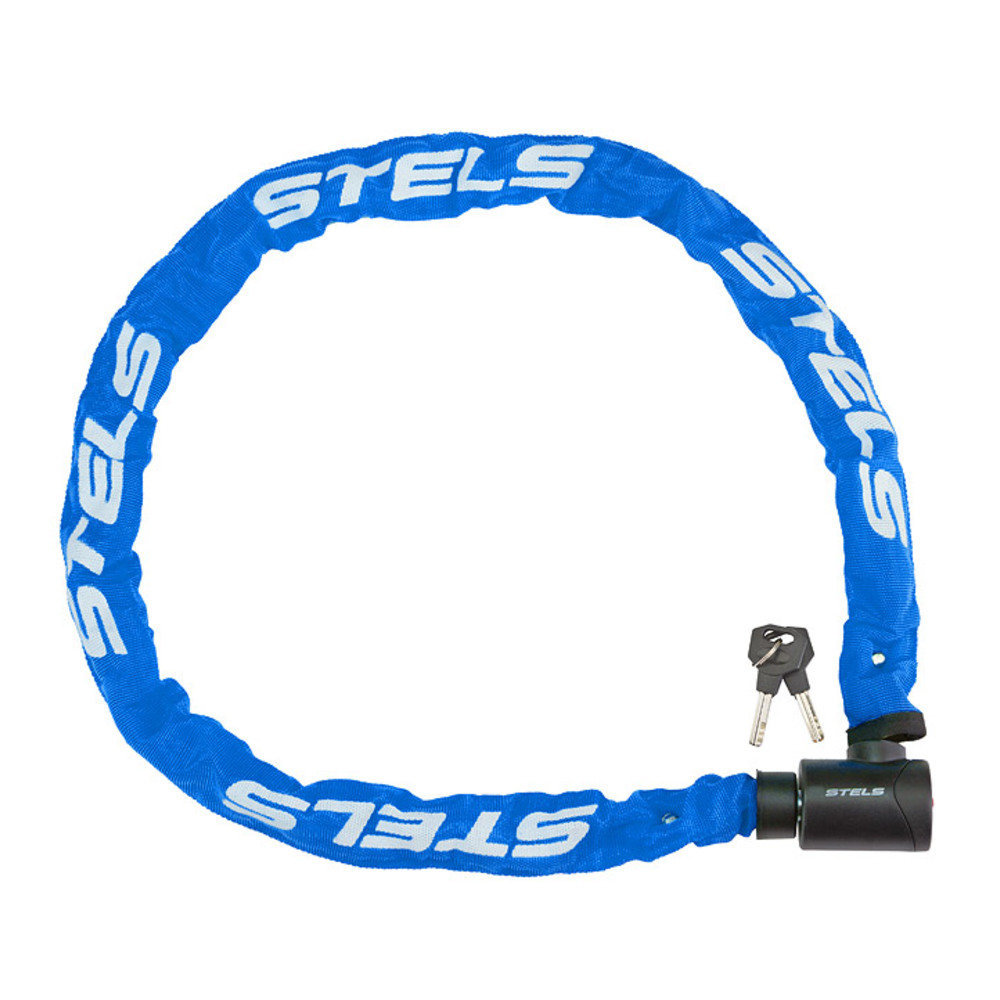 Цепь-замок 85803 (1200мм) d 6mm в тканевой оплётке с ключом Синий РРЦ: 1040р.