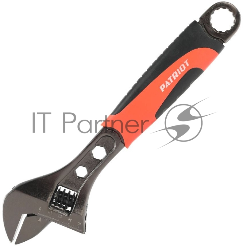 Ключ разводной Patriot AWF-300, обрезиненная ручка, 300мм