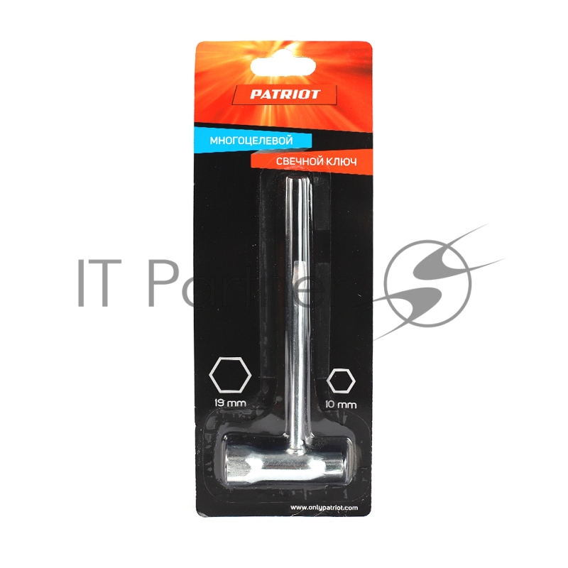 Ключ свечной универсальный PATRIOT 10*19 (упаковка блистер)