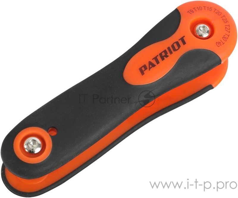 Набор ключей PATRIOT SKT-8F, TORX, T9-T40 складные, CRV, 8-в-1