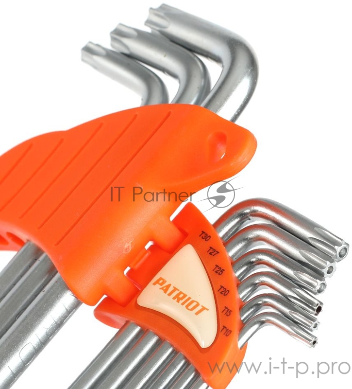 Набор ключей PATRIOT SKТ-9L, TORX, длинные, T10-T50, CRV, 9 шт
