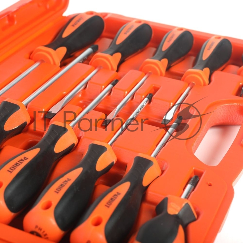 Набор отверток Patriot SSP-10, CR-V,пластиковый кейс, 10шт