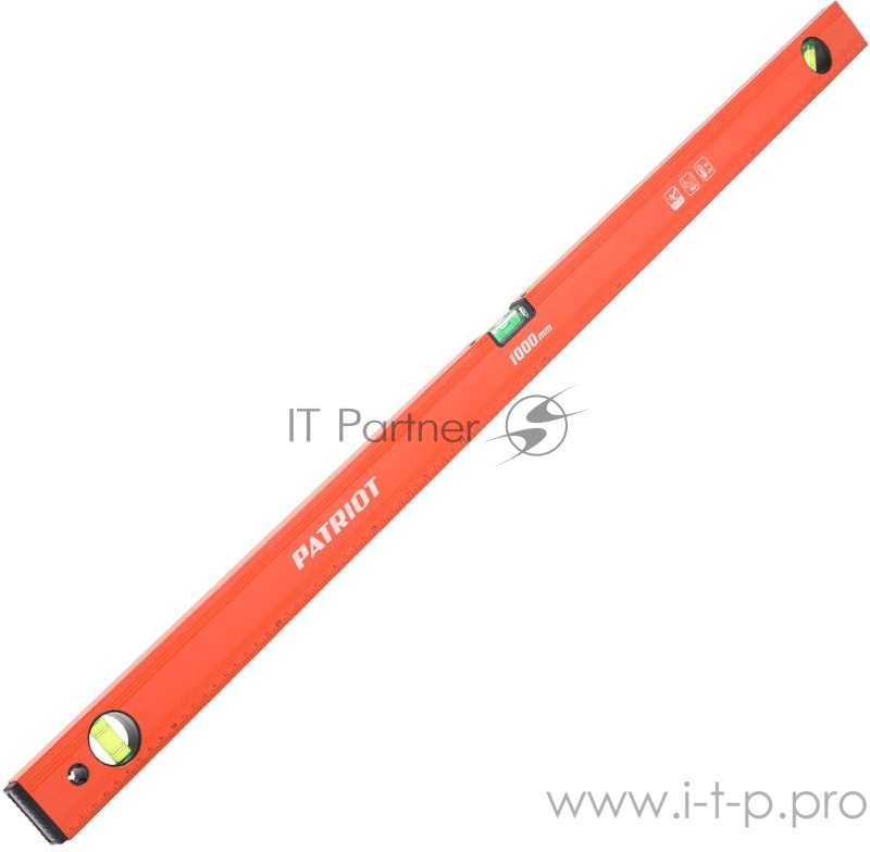 Уровень PATRIOT LCP-1000, алюминиевый фрезерованный, 1000мм