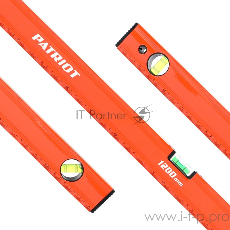 Уровень PATRIOT LCP-1200, алюминиевый фрезерованный, 1200мм