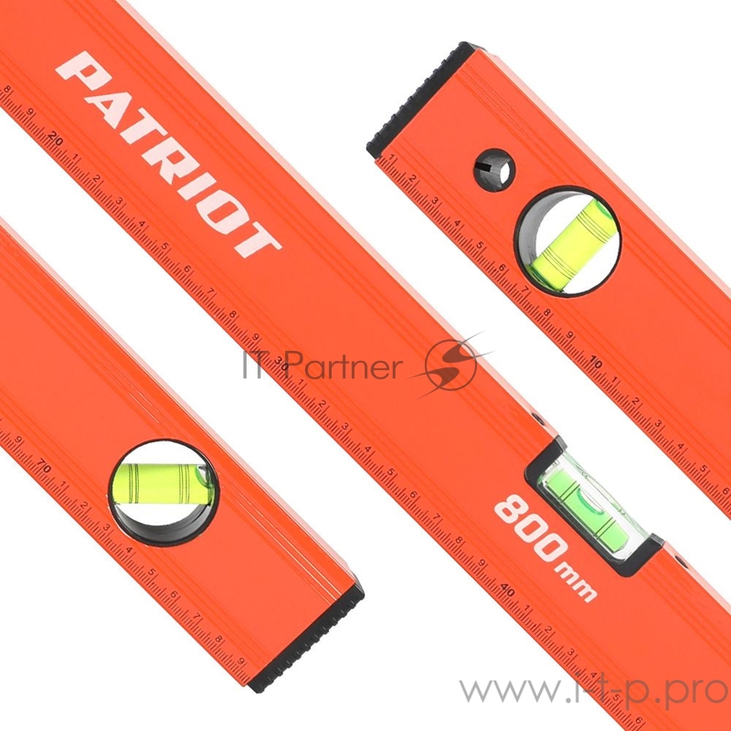 Уровень PATRIOT LCP-800, алюминиевый фрезерованный, 800мм
