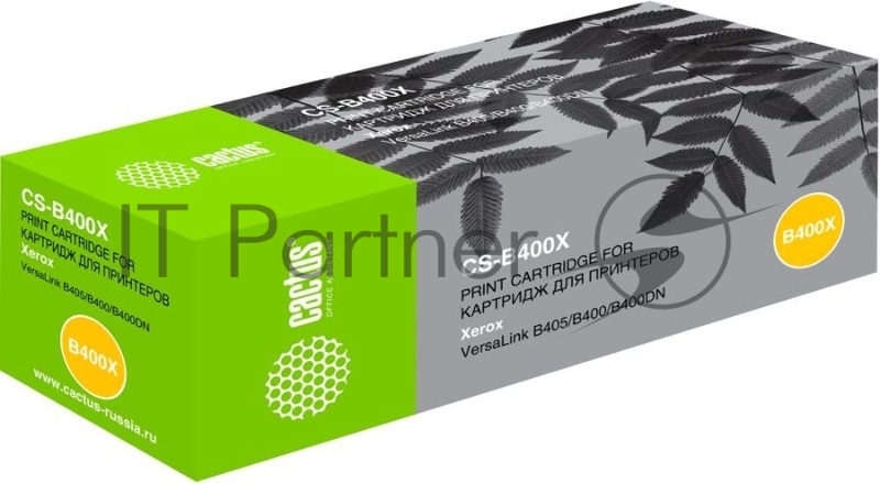 Картридж лазерный Cactus CS-B400X 106R03585 черный (24600стр.) для Xerox VersaLink B400/405