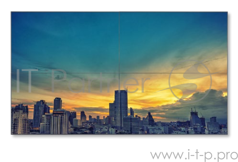 Монитор жидкокристаллический NEC ЖК безрамочный дисплей для видеостен IPS, 500 кД/m2, 1700:1, 178o, 1920x1080, OPS Slot, колонки (15W+15W), 24/7, Класс В