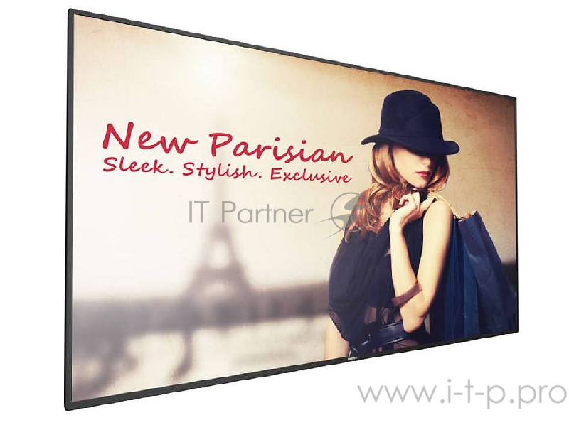 Профессиональная панель 65 PHILIPS 65BDL4150D/00 Black (4K, 3840x2160, 8 ms, 178°/178°, 500 cd/m, 1100:1, +DVI, +3xHDMI