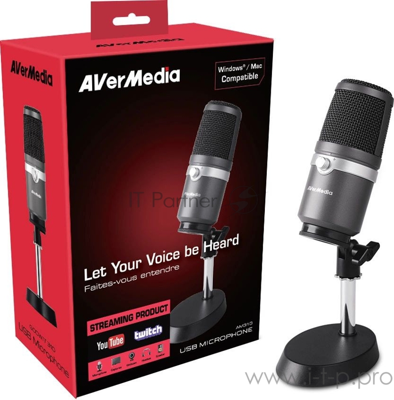 Микрофон Avermedia Microphone AM310, RTL