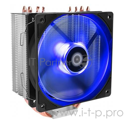 Кулер CPU ID-Cooling SE-224M-Blue (универсальный, 150W, 16-31.5 dB, 900-2000 rpm, 120мм, 4pin, медь+алюминий, синяя подс