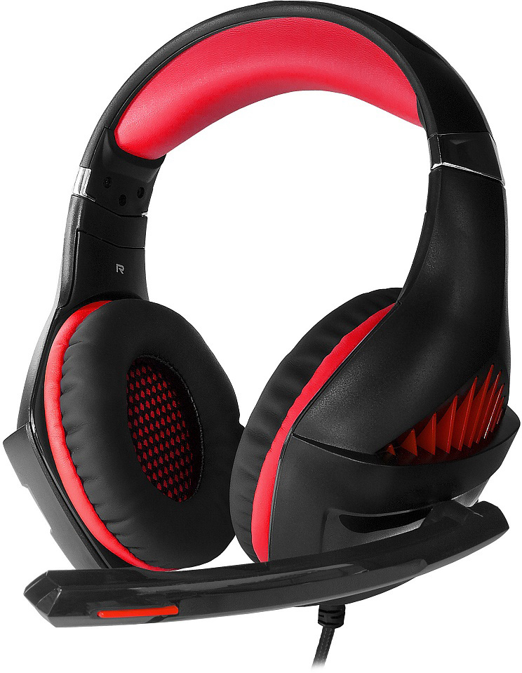 Гарнитура Crown CMGH-2000 Black&red