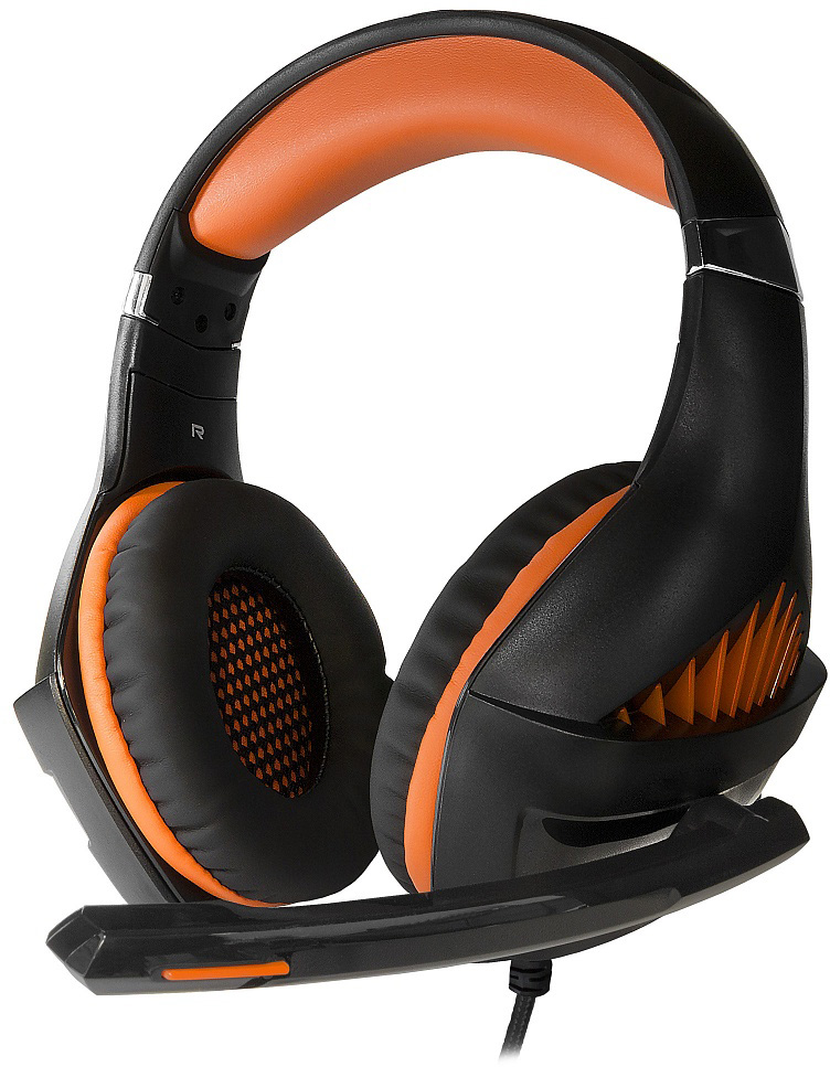 Гарнитура Crown CMGH-2003 Black&orange