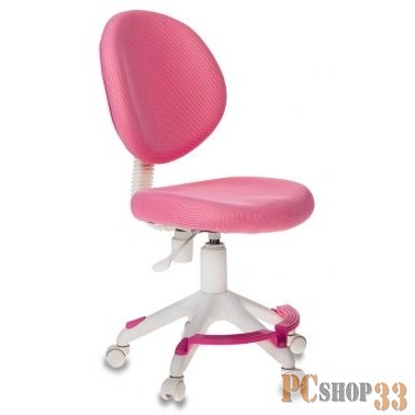 Кресло детское Бюрократ KD-W6-F/TW-13A розовый (пластик белый)