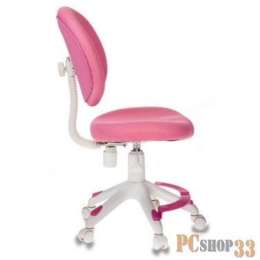 Кресло детское Бюрократ KD-W6-F/TW-13A розовый (пластик белый)