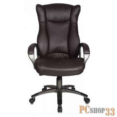 Кресло руководителя Бюрократ CH-879DG/Coffee темно-коричневый искусственная кожа (пластик темно-серы