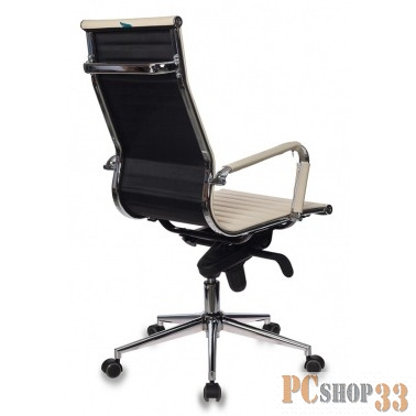 Кресло руководителя Бюрократ CH-883MB/IVORY слоновая кость искусственная кожа крестовина хром