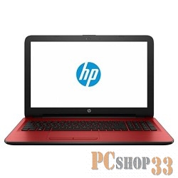 Ноутбук HP 15-ay514ur Y6F68EA P N3710/4Gb/500Gb/15.6/HD/W10/red