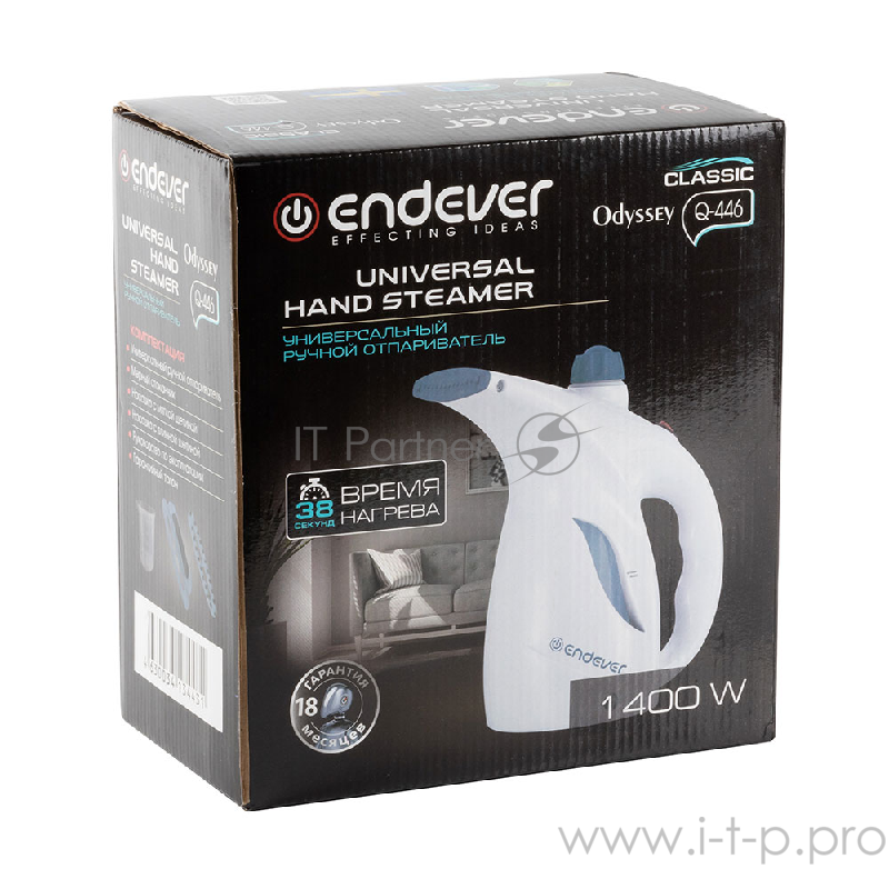 Компактный отпариватель ENDEVER ODYSSEY Q-446