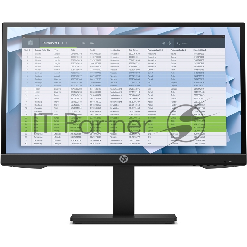 Монитор HP P22h G4 FHD Monitor