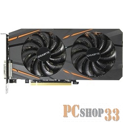 Видеокарта GIGABYTE Radeon RX 480 G1 Gaming <RX 480, GDDR5, 256bit, DVI, HDMI, 3*DP, PCI-E,Retail>