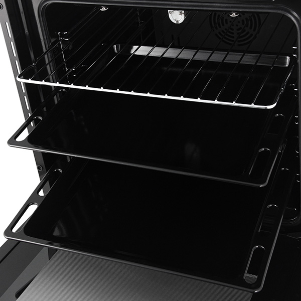 Газовый духовой шкаф FORNELLI FGA 60 DESTRO IX/BL