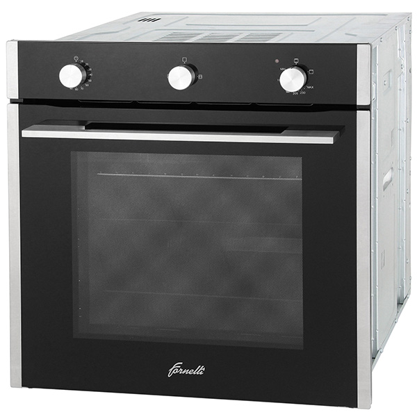 Газовый духовой шкаф FORNELLI FGA 60 DESTRO IX/BL