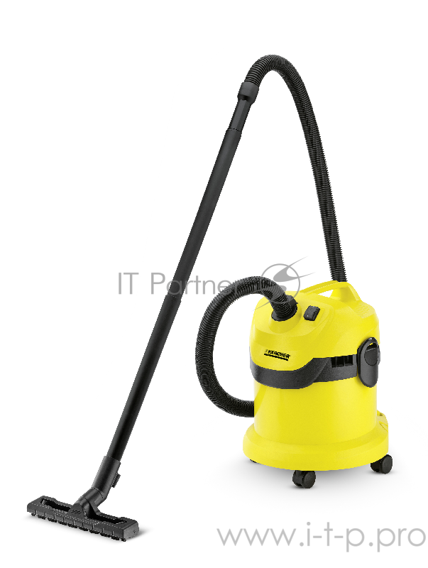 Строительный пылесос Karcher WD 2 1000Вт (уборка: сухая/сбор воды) желтый
