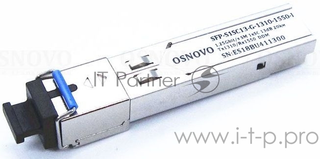 Модуль Osnovo SFP-S1SC13-G-1310-1550-I