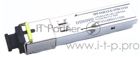 Модуль Osnovo SFP-S1SC13-G-1550-1310