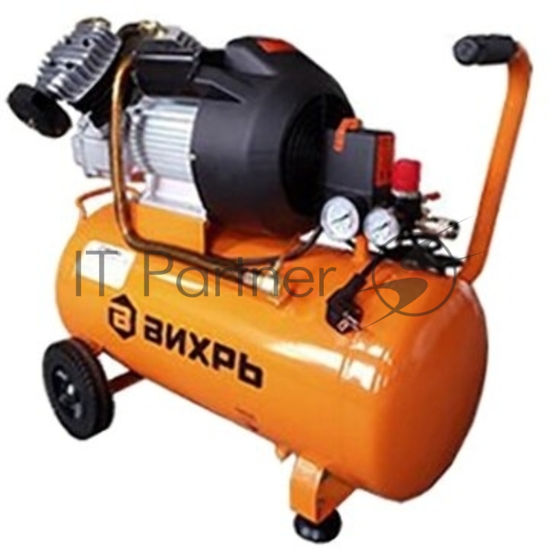 Компрессор поршневой Вихрь КМП-400/50 масляный 400л/мин 50л 2500Вт оранжевый