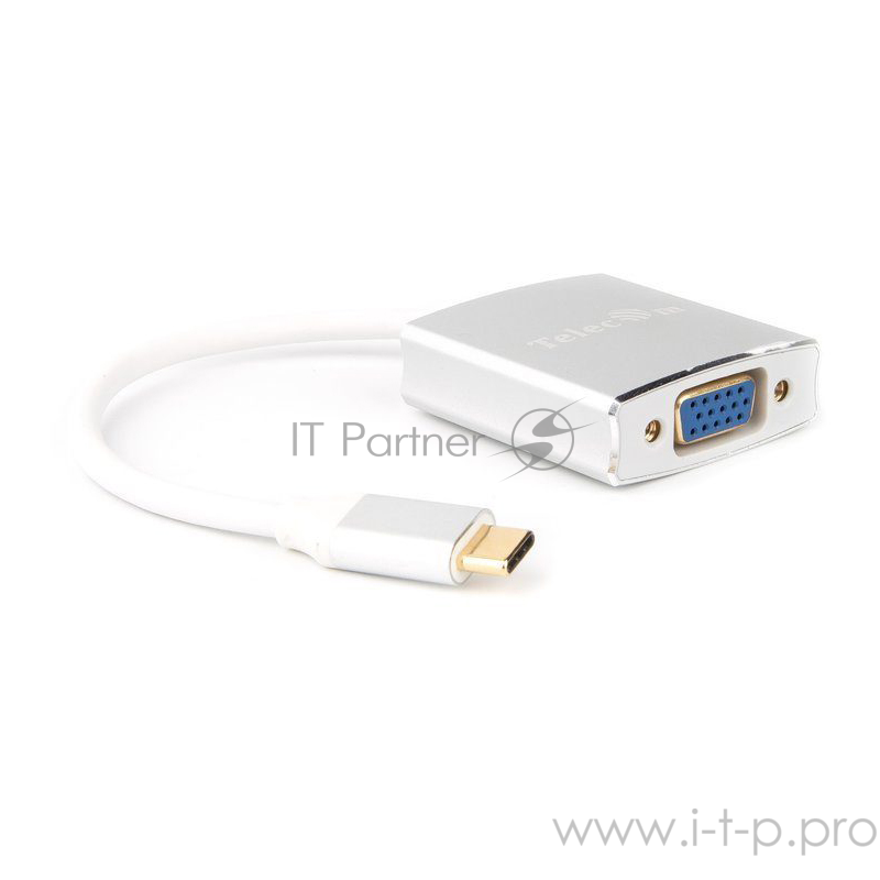 Кабель-адаптер USB3.1 Type-Cm --> VGA(f), Telecom <TUC030>