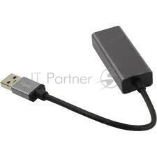 Кабель-переходник USB 3.0 (Am) --> LAN RJ-45 Ethernet 1000 Mbps, Aluminum Shell,Telecom <TU312M>